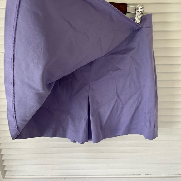 BOSTON PROPER size 10 SKORT (skirt/shorts) Wrap Side Zip - Picture 2 of 5